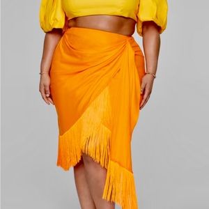 Gabbie Fresh for Fashion to Figure Fringe Skirt